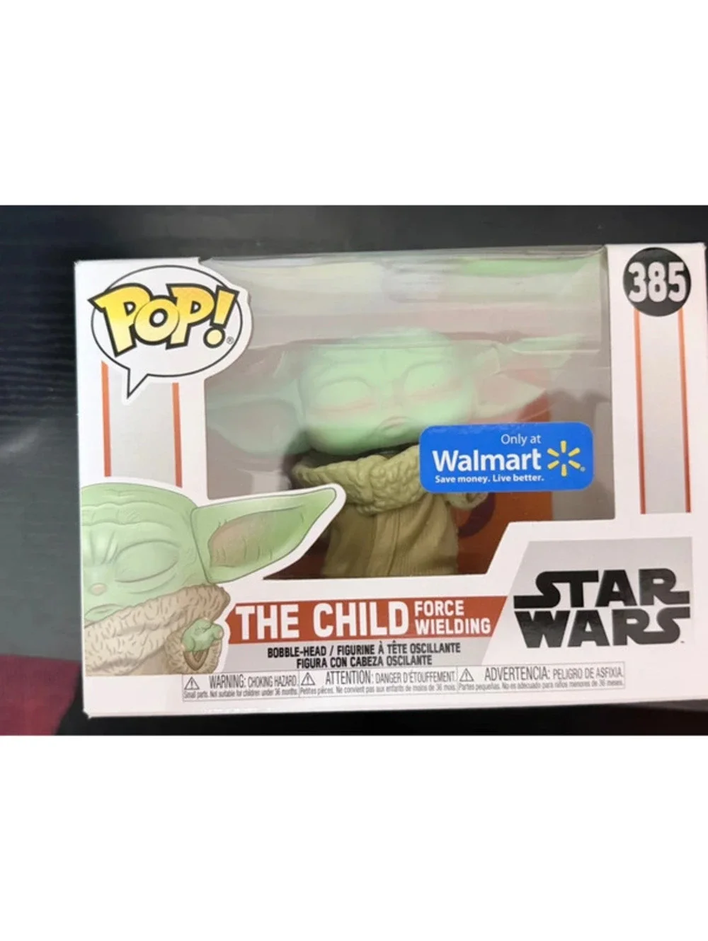 Funko Pop Star Wars The Child Force Wielding #385 Walmart Exclusive Vinyl